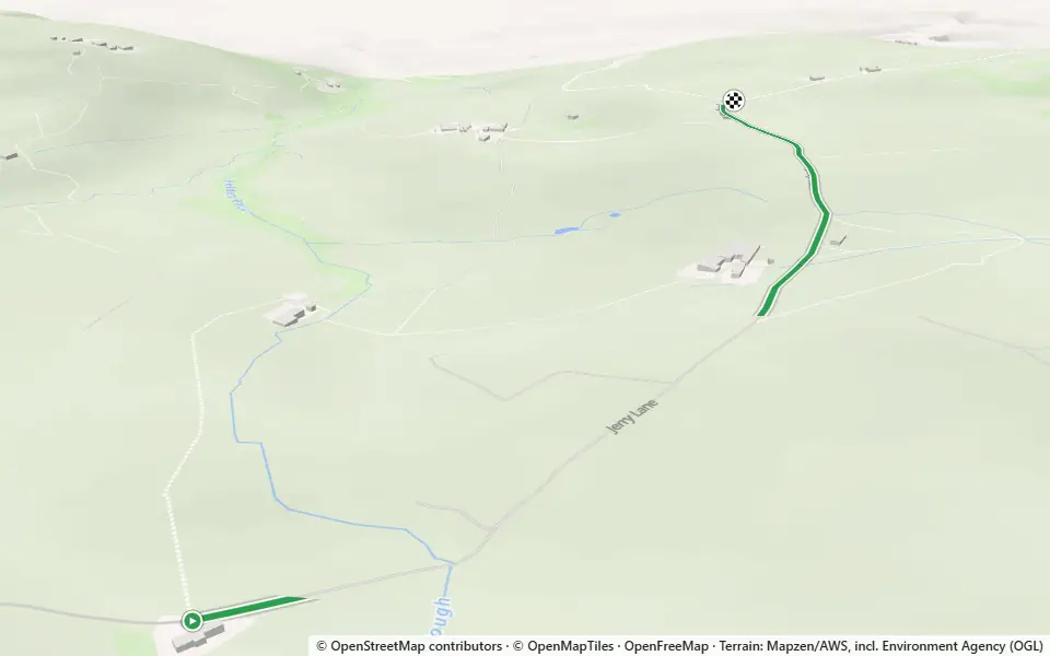 3D preview of a trail at Low Moor