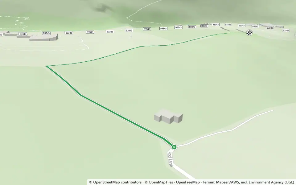 3D preview of a trail at RSPB Chapel Wood